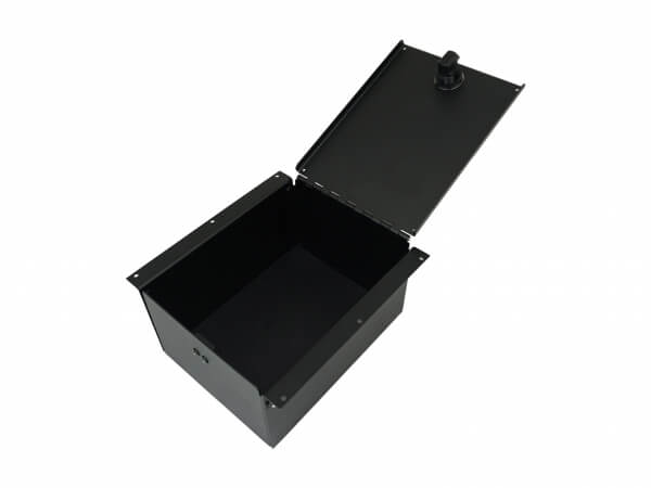 9″ Accessory Pocket W/Hinged Lid & Lock, 4.5″Deep