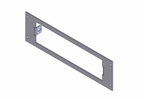 1-Piece Equipment Mounting Bracket, 2.5″ Mounting Space, Fits SoundOff Signal Siren ETSWDAS01
