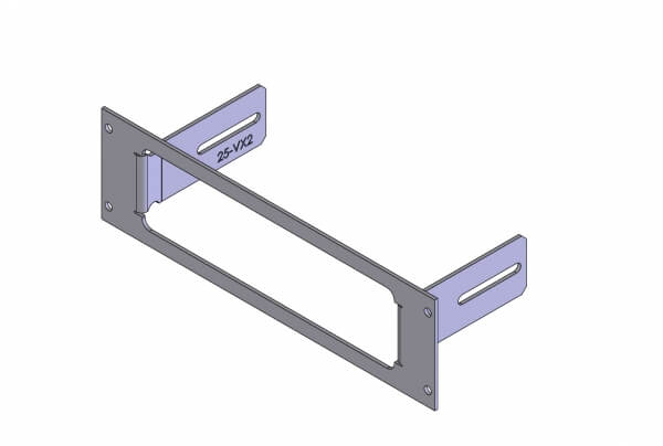 1-Piece Equipment Mounting Bracket, 2.5″ Mounting Space, Fits Motorola Vertex VX-2100, VX-2200, VX-4200, & VX-4600 self-contained radios