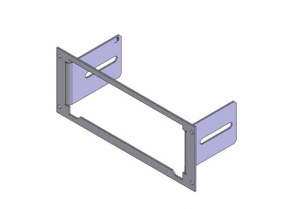 1-Piece Equipment Mounting Bracket, 3.5″ Mounting Space, Fits SoundOff Signal