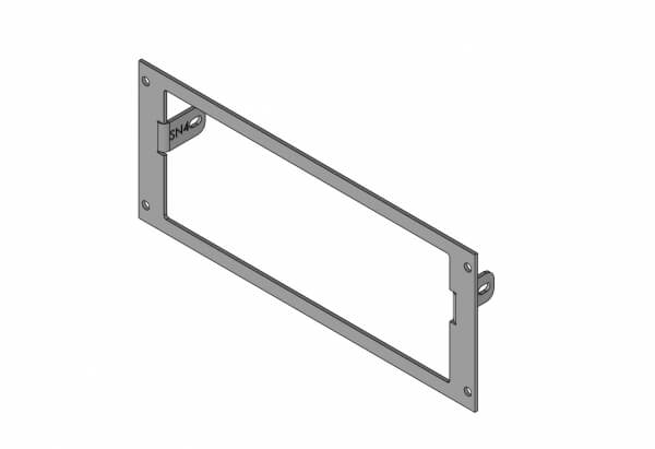 1-Piece Equipment Mounting Bracket, 3.5″ Mounting Space, Fits SoundOff Signal Equipment