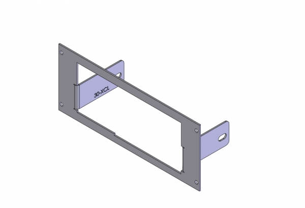 1-Piece Equipment Mounting Bracket, 3.5″ Mounting Space, Fits Code 3 Public Safety Equipment XCEL