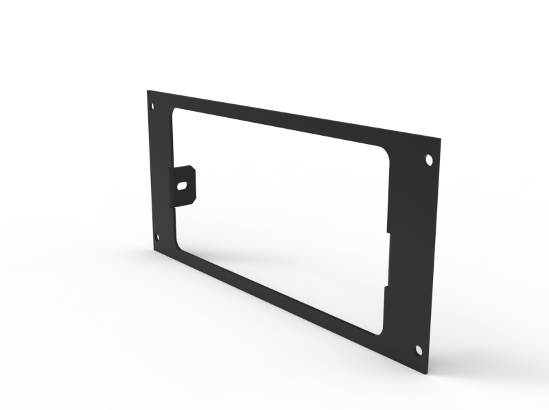 1-Piece Equipment Mounting Bracket, 4″ Mounting Space, Fits Whelen Cencom CCSRN, CCSRNTA, MPC03, & CCTL7 Core
