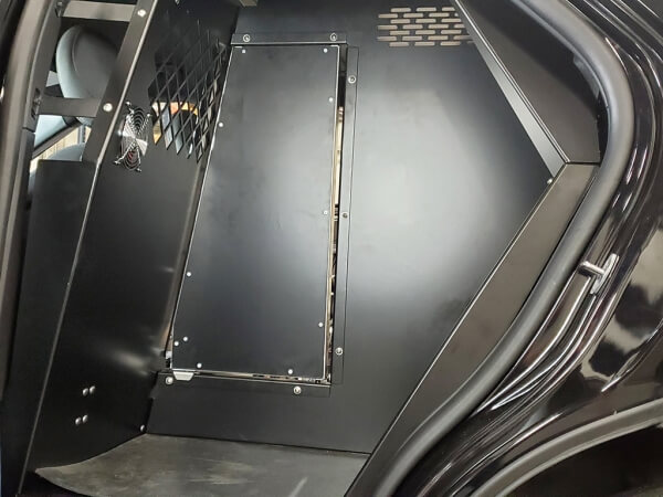 Dual K9 Divider For 2020-2025 Ford Interceptor Utility K9 – Black