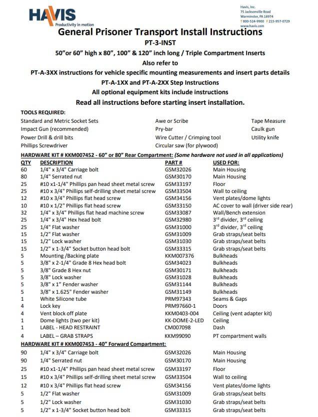 Installation Instructions (PDF)