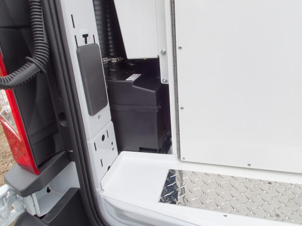 Ford Transit Prisoner Transport HVAC Option without OEM AC Prep Package