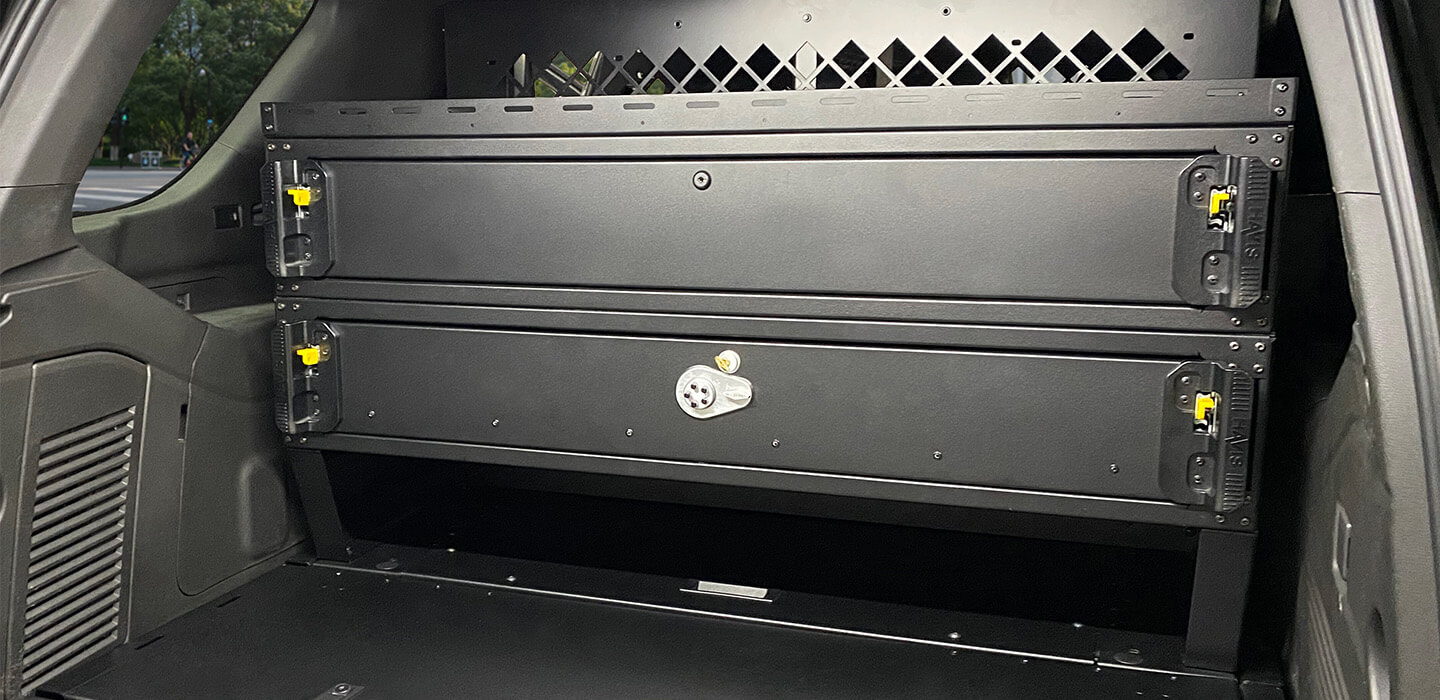 Havis Storage Solutions for the 2021-2022 Chevrolet Tahoe Police Pursuit Vehicle
