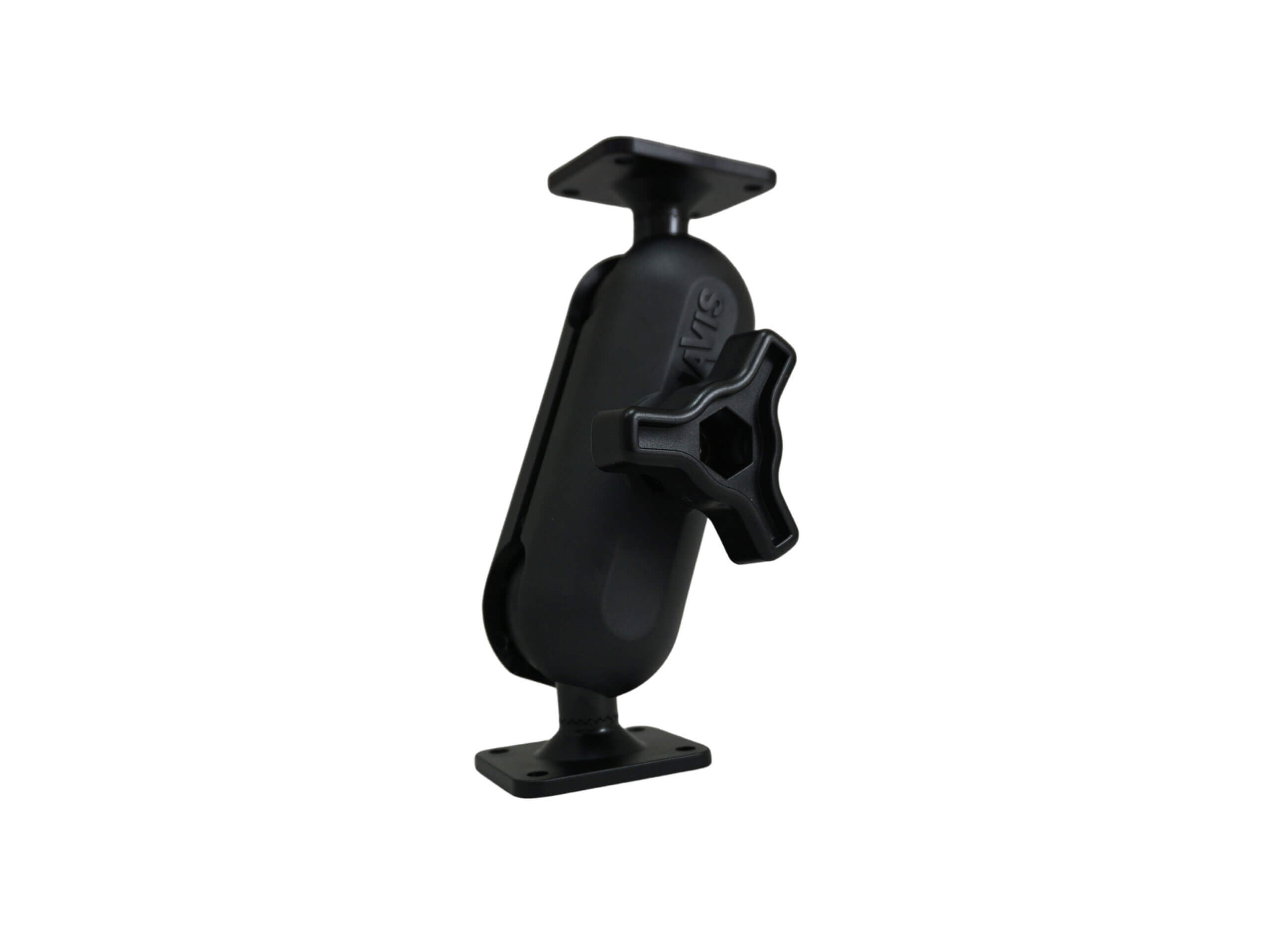 Dual Ball Mount with 1.50″ Knob-Style Standard Housing, Two Standard AMPS Plates