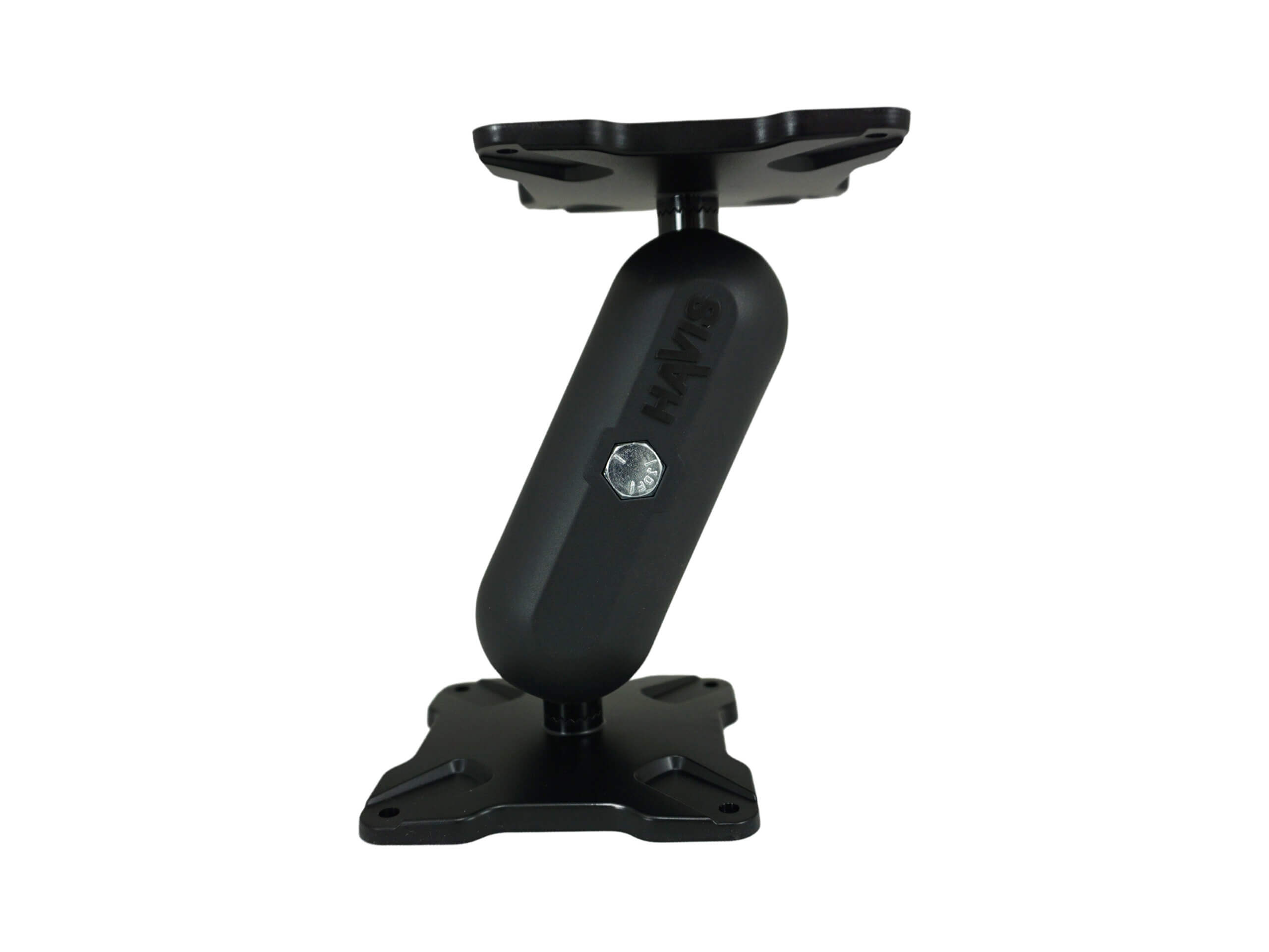 Dual Ball Mount with 1.50″ Knob-Style Standard Housing, Two Standard VESA 75 Plates