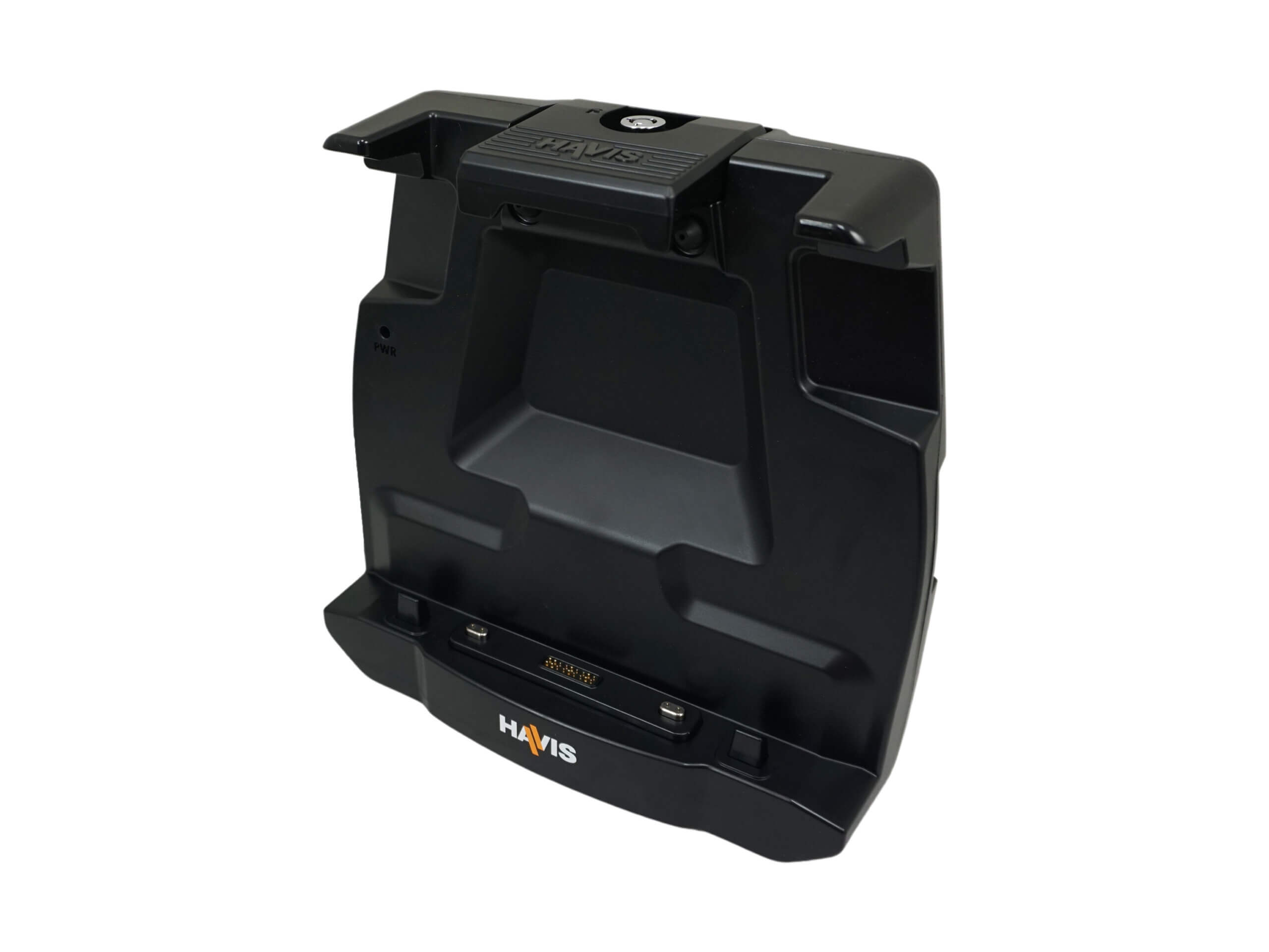 Docking Station for Dell’s 7230 Tablet with Standard Port Replication, Quad Pass-Thru Antenna Connection, and Internal, Non-isolated Power Supply