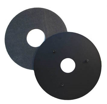 7″ Base with Rubber Pad for Round Payment Terminal Stands