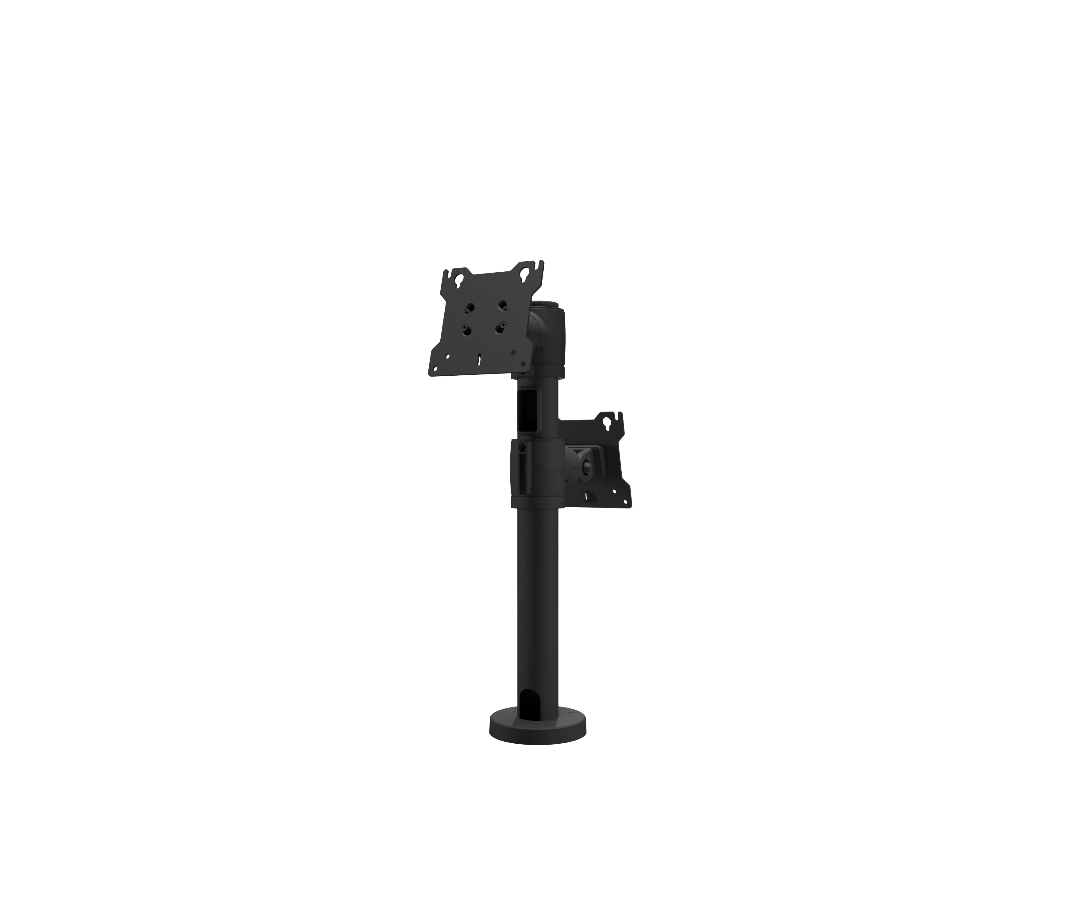 Dual Monitor Mount & 18″ Pole