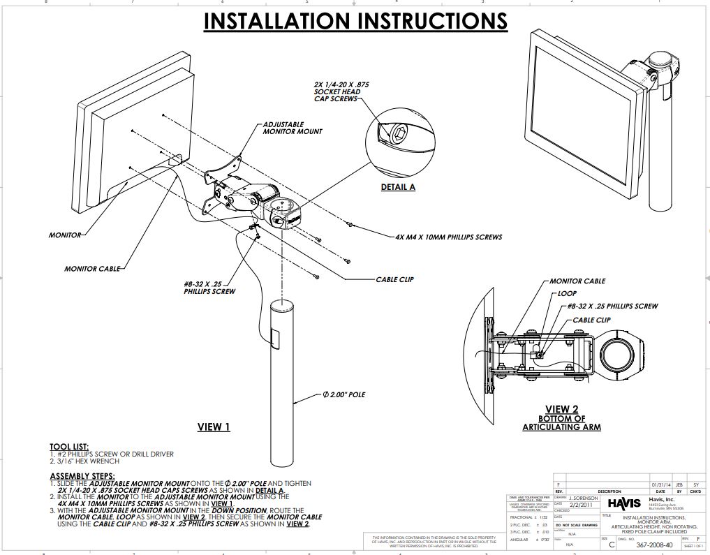 Customer Instructions