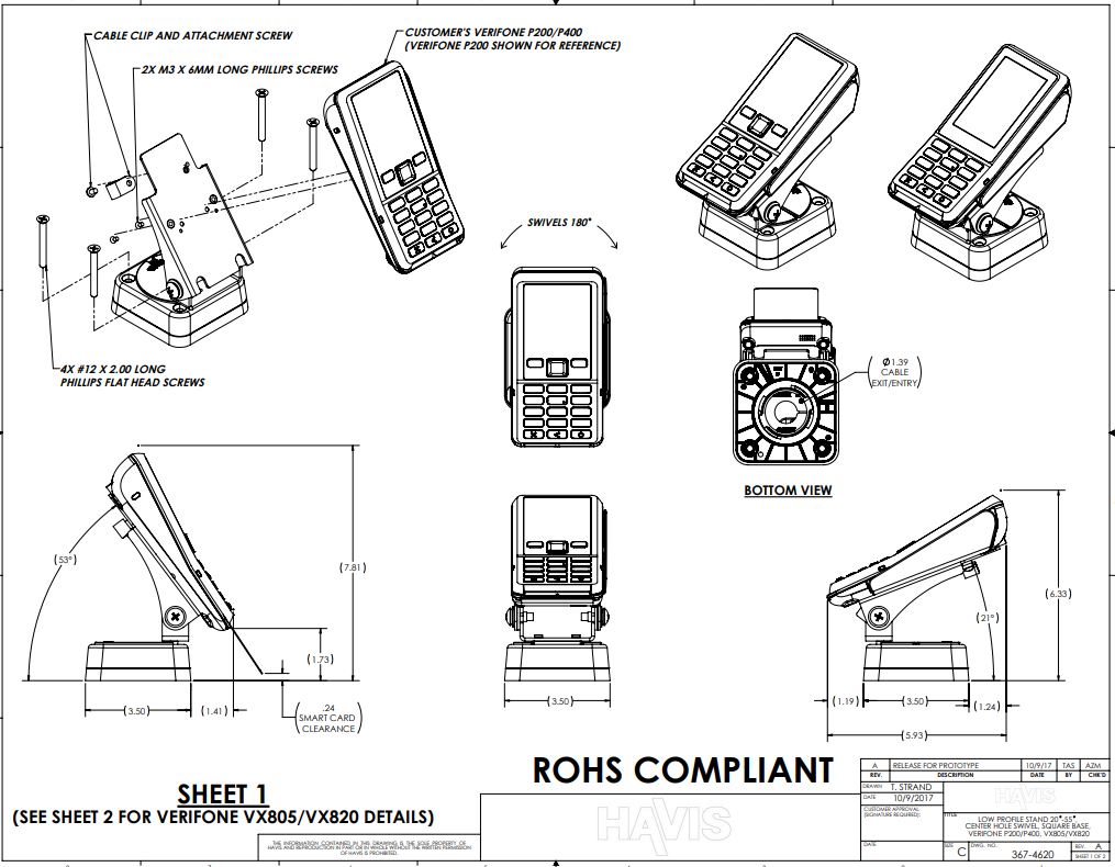 Customer Verification Drawing