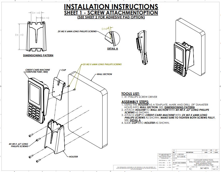 Customer Instructions