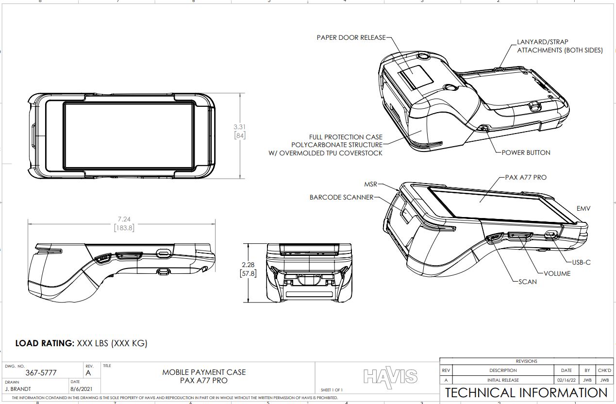 Technical Drawing Sheet
