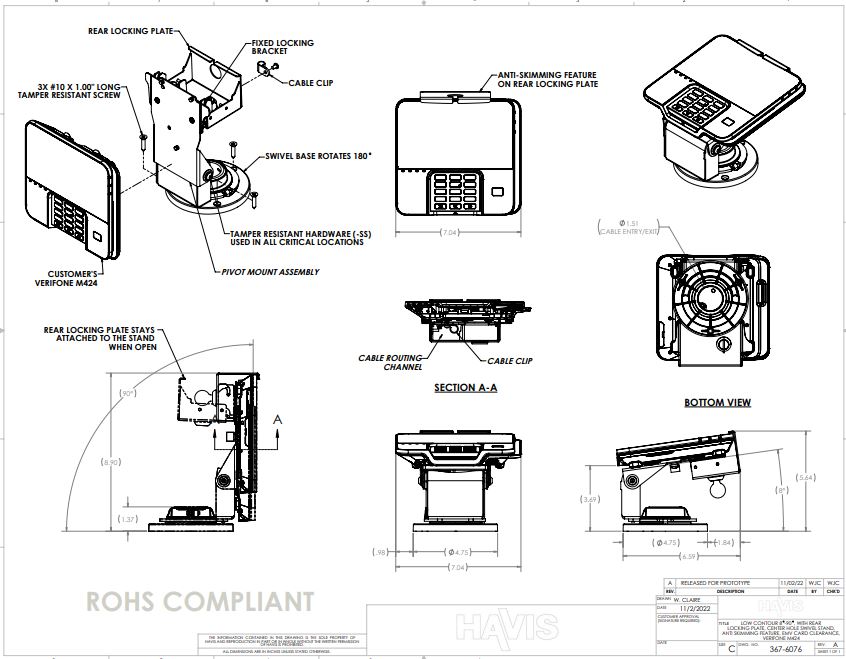 Customer Verification Drawing