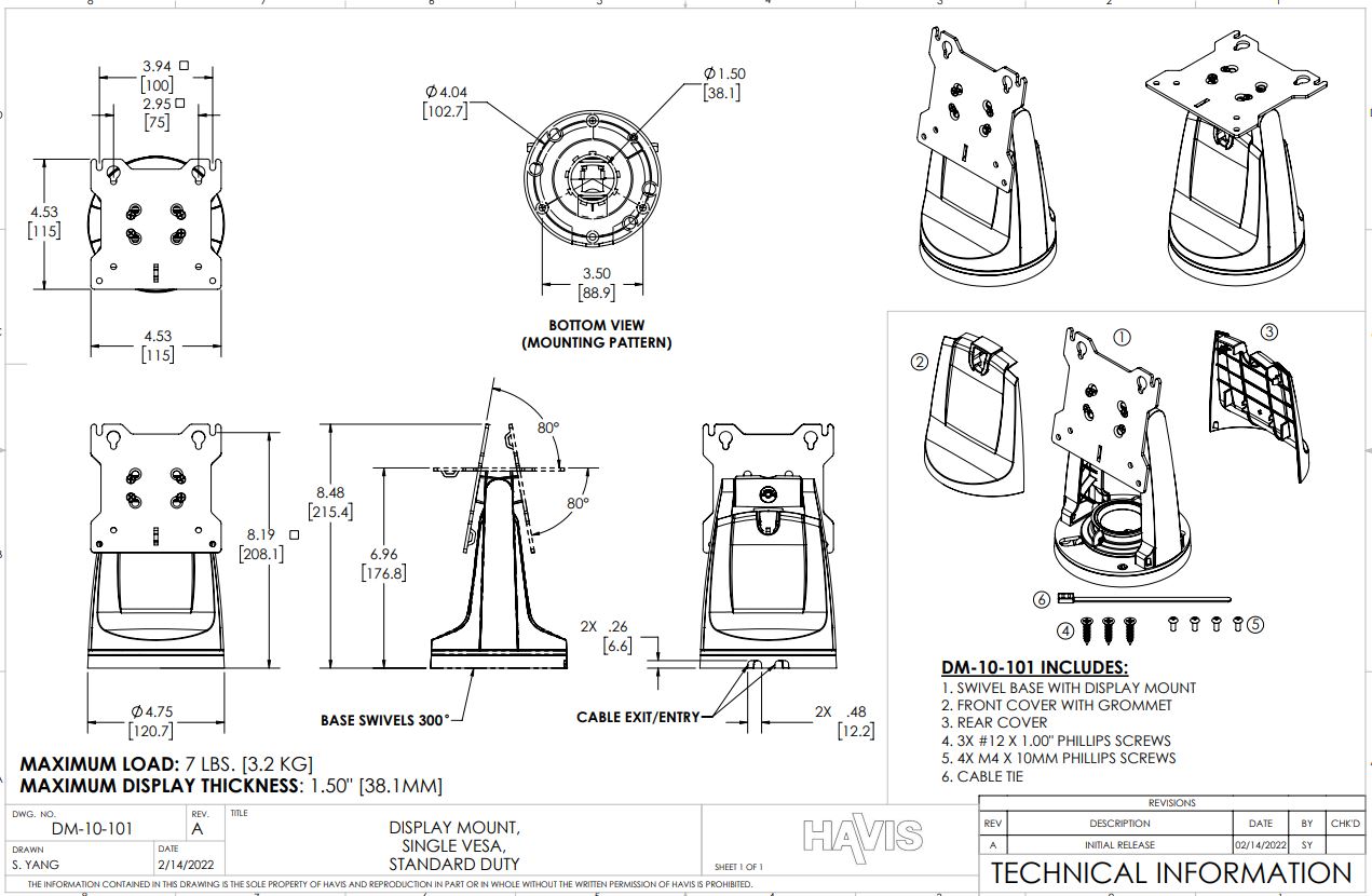 Technical Drawing Sheet