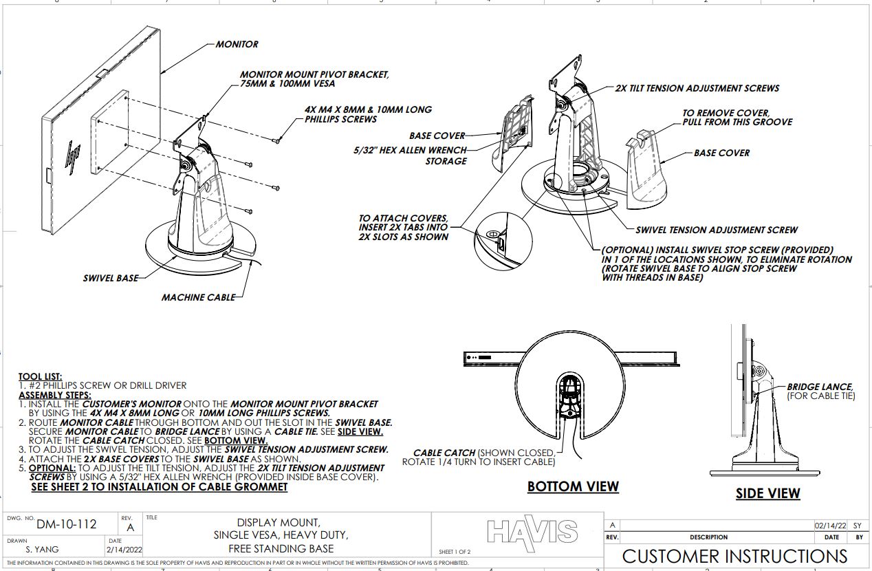 Customer Instructions