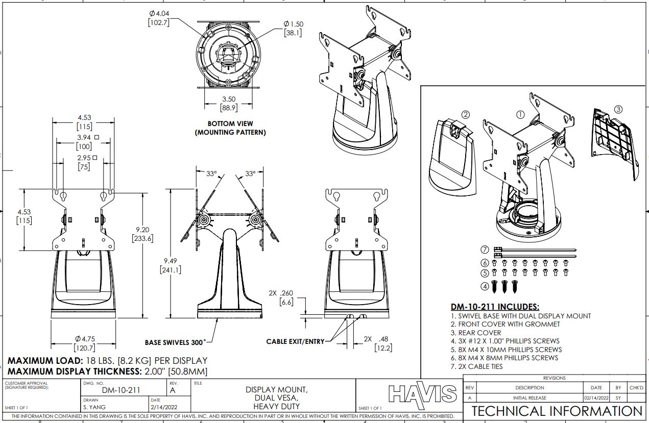 Technical Drawing Sheet