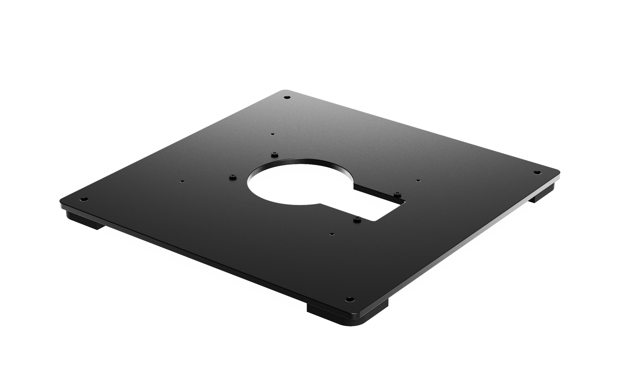 Self-Checkout Accessory,  Weighted Base for Countertop Kiosk