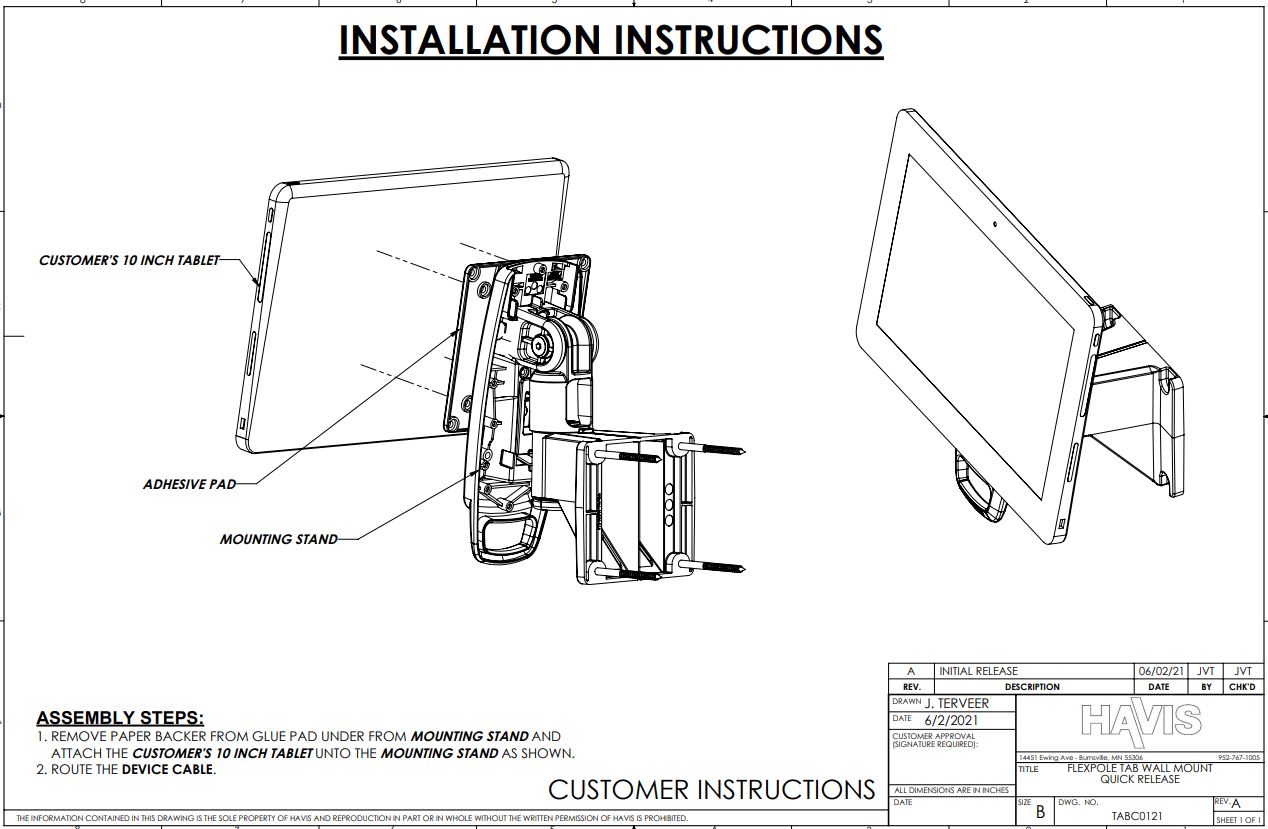 Customer Instructions