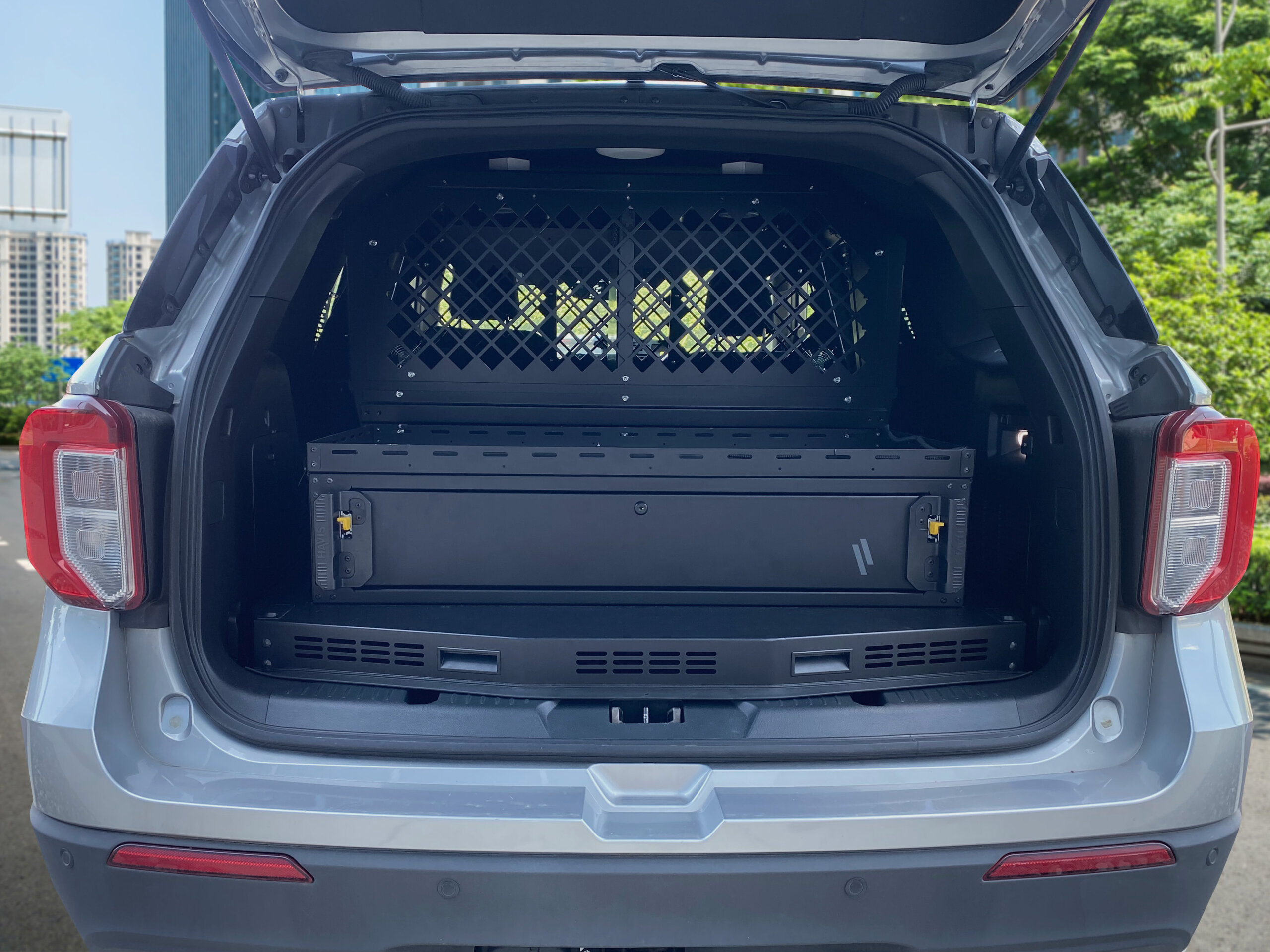 Premium Single Medium Drawer Package With Trunk Trays for 2020-2025 Ford Interceptor Utility