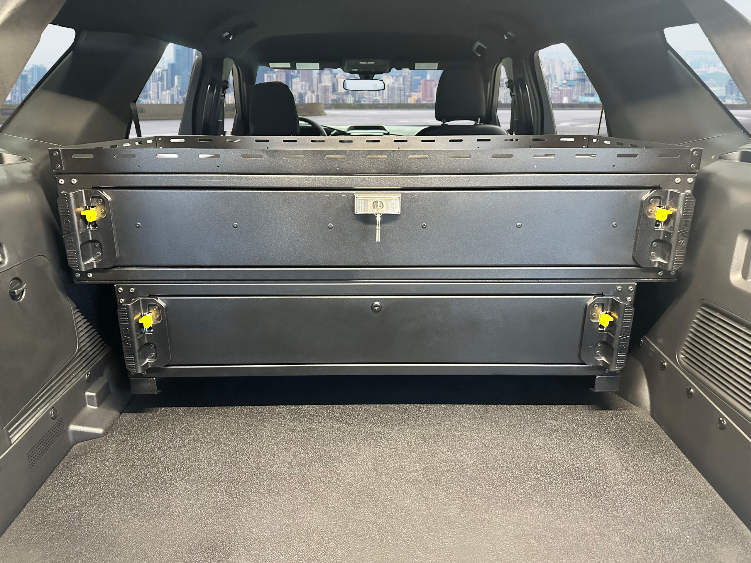 Premium 2-Drawer – Wide Top, Standard Bottom Package for 2020-2025 Ford Interceptor Utility