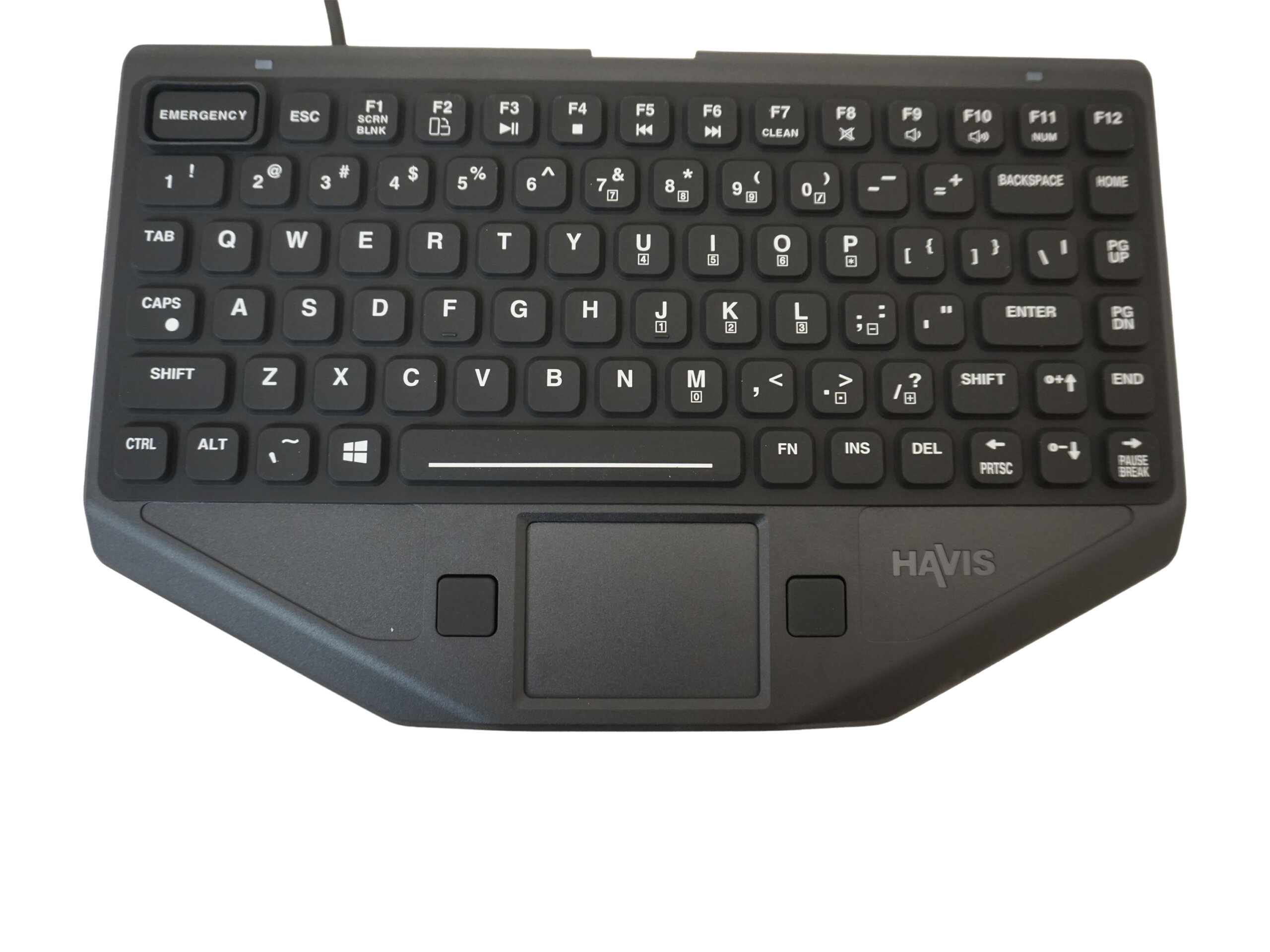 Havis Rugged Keyboard with Emergency Key