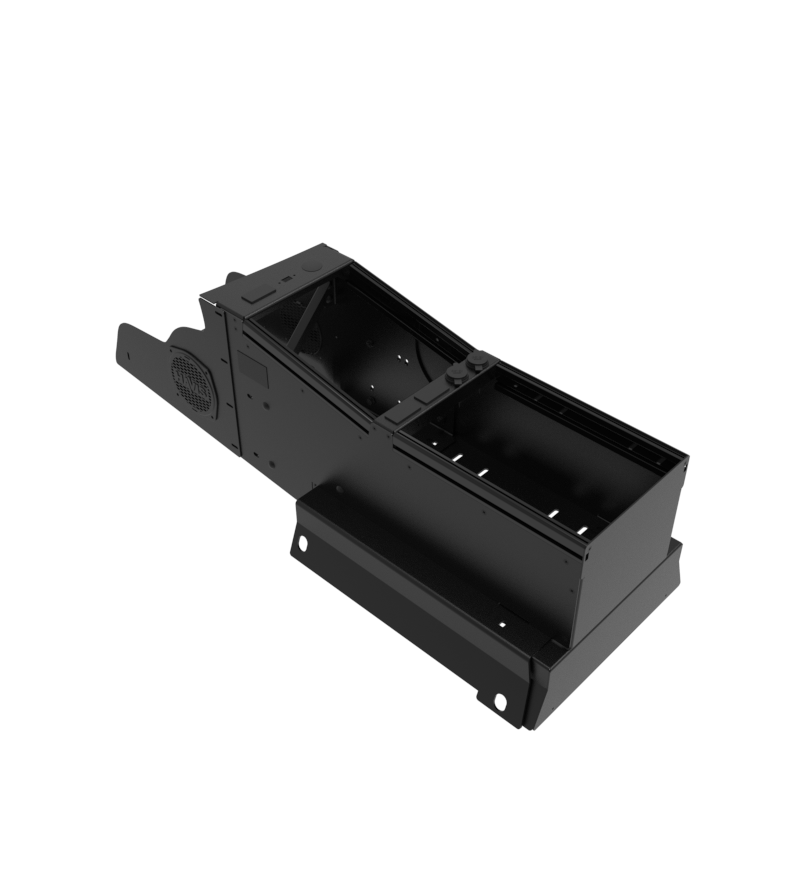 Vehicle-Specific 22″ Angled Console for 2025 Chevrolet Tahoe Police Pursuit Vehicle