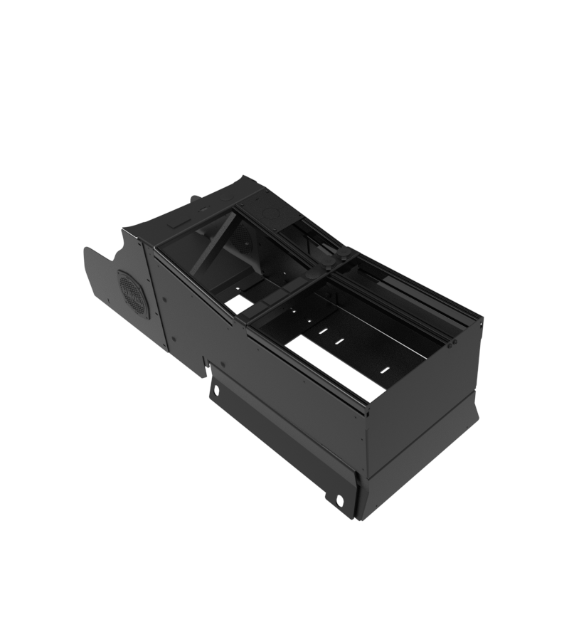 Vehicle-Specific 22″ Wide Angled Console for 2025 Chevrolet Tahoe Police Pursuit Vehicle