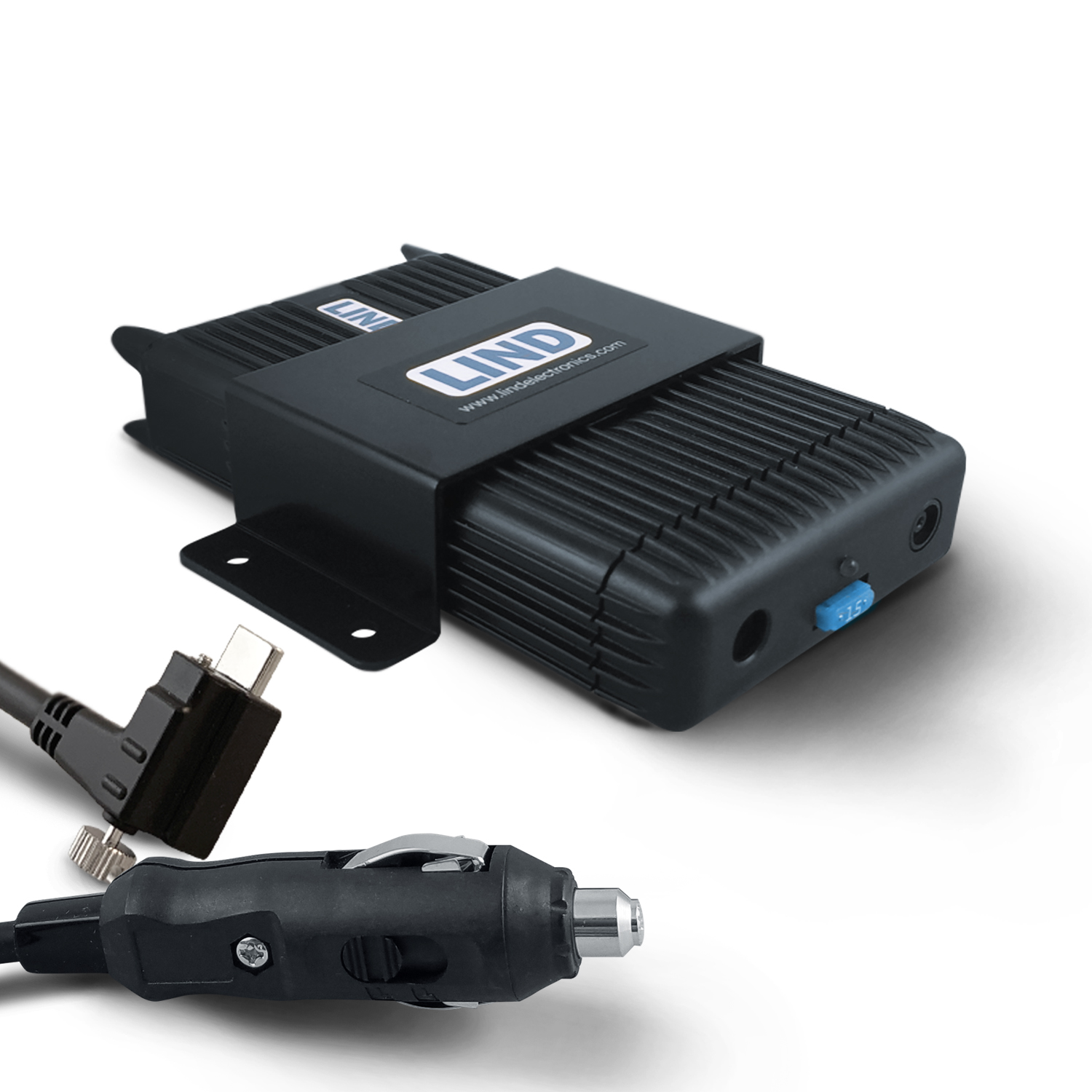 100W USBC Non-Isolated LIND DC Power Supply with a 90° Right Angle Locking Screw-Pin USBC Connector