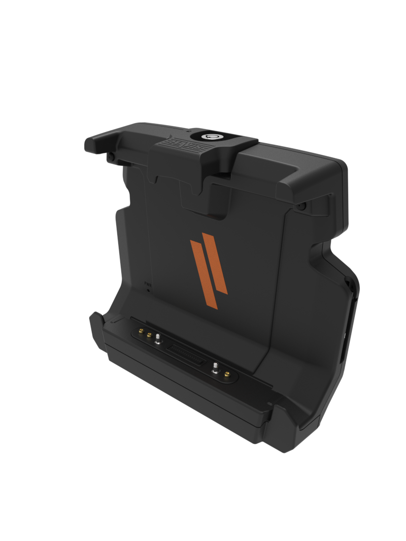 Docking Station for Getac ZX80 with Standard Port Replication, Triple Pass-Thru Antenna Connections, Internal Power Supply, & Cable